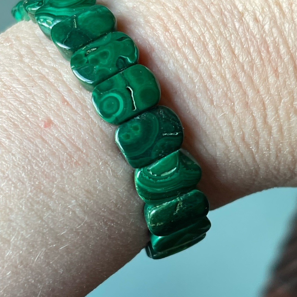 Stone of Travel - malachite bracelet - Picture 5 of 6
